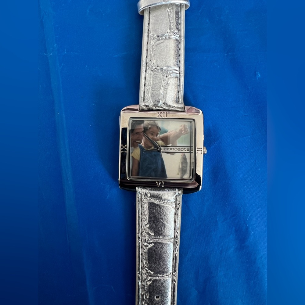 Metallic Custom Photo Watch - Picture 2 of 3